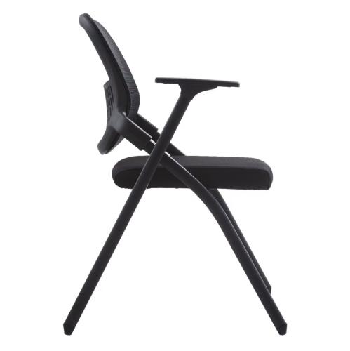 ΚΑΡΕΚΛΑ ΣΥΝΕΔΡΙΟΥ ΠΤΥΣΣΟΜΕΝΗ ΜΕ ΑΝΑΛΟΓΙΟ DENO HM1209.01 MESH ΥΦΑΣΜΑ ΜΑΥΡΟ 65x63x82Υεκ.