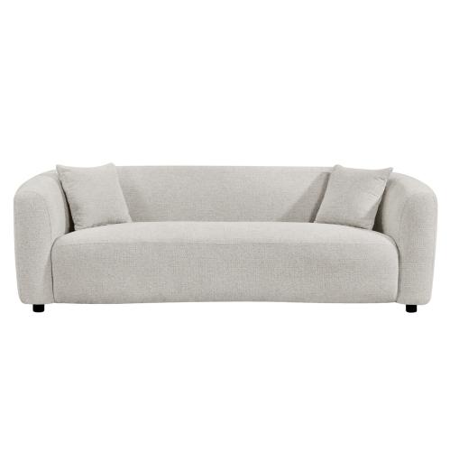 ΚΑΝΑΠΕΣ 3-ΘΕΣΙΟΣ NORD HM3321.02 ΑΝΟΙΧΤΟ ΜΠΕΖ ΥΦΑΣΜΑ 230x96x75Υεκ.