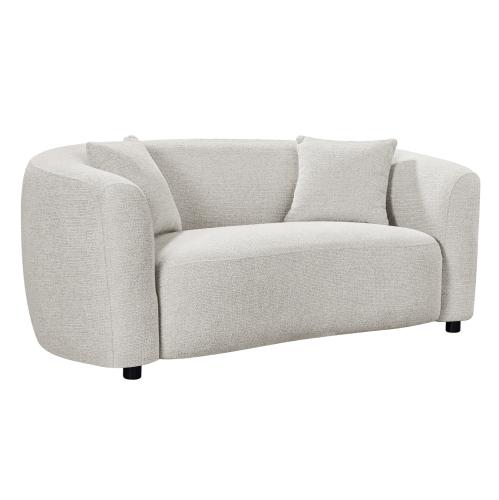 ΚΑΝΑΠΕΣ 2-ΘΕΣΙΟΣ NORD HM3322.02 ΑΝΟΙΧΤΟ ΜΠΕΖ ΥΦΑΣΜΑ 170x91x75Υεκ.