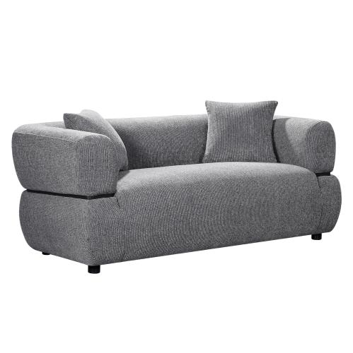 ΚΑΝΑΠΕΣ 2-ΘΕΣΙΟΣ ARCTIS HM3328.01 ΓΚΡΙ ΥΦΑΣΜΑ 169x88x68Υεκ.