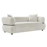 ΚΑΝΑΠΕΣ 2-ΘΕΣΙΟΣ ARCTIS HM3328.02 ΑΝΟΙΧΤΟ ΜΠΕΖ ΥΦΑΣΜΑ 169x88x68Υεκ.