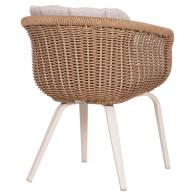 ΠΟΛΥΘΡΟΝΑ VICTUS HM6559.02 ΑΛΟΥΜΙΝΙΟ & OLEFIN ΜΠΕΖ-TWIST WICKER 60x62x76Yεκ