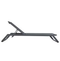 ΞΑΠΛΩΣΤΡΑ ΑΛΟΥΜΙΝΙΟΥ MARIMAR HM6562.01 ΣΚΕΛΕΤΟΣ & TEXTILENE ΓΚΡΙ 218x67x31Υεκ