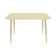 Τραπεζαρία Heven Vista pakoworld σετ 7τεμ σαμπανί αλουμίνιο 120x70x72εκ