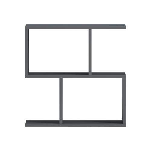 Βοηθητικό τραπέζι-βιβλιοθήκη Wesmol pakoworld ανθρακί 50x20x50εκ