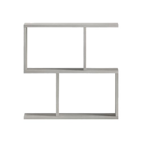 Βοηθητικό τραπέζι-βιβλιοθήκη Wesmol pakoworld γκρι όψη μαρμάρου 50x20x50εκ