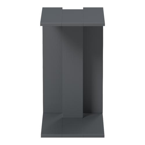 Βοηθητικό τραπέζι Muju pakoworld ανθρακί  30x40x55εκ