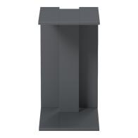 Βοηθητικό τραπέζι Muju pakoworld ανθρακί  30x40x55εκ