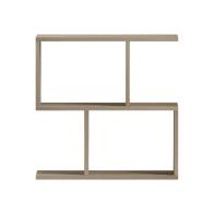 Βοηθητικό τραπέζι-βιβλιοθήκη Wesmol pakoworld sonoma 50x20x50εκ