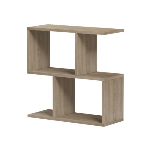 Βοηθητικό τραπέζι-βιβλιοθήκη Wesmol pakoworld sonoma 50x20x50εκ