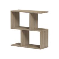 Βοηθητικό τραπέζι-βιβλιοθήκη Wesmol pakoworld sonoma 50x20x50εκ