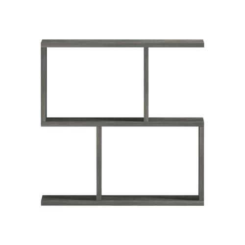 Βοηθητικό τραπέζι-βιβλιοθήκη Wesmol pakoworld ανθρακί όψη μαρμάρου 50x20x50εκ