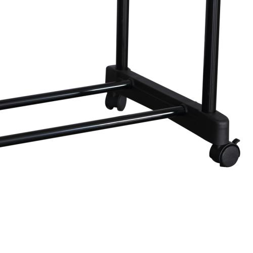 Κρεμάστρα δαπέδου Ganco pakoworld μαύρο μέταλλο 74.5x39x157εκ