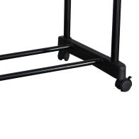 Κρεμάστρα δαπέδου Ganco pakoworld μαύρο μέταλλο 74.5x39x157εκ