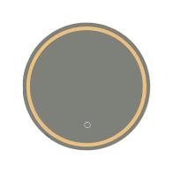 Καθρέπτης Deliza pakoworld led Φ60x2.5εκ