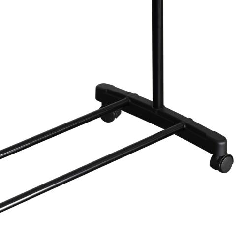 Κρεμάστρα δαπέδου Wizak pakoworld μαύρο μέταλλο 74.5x41,5x157εκ