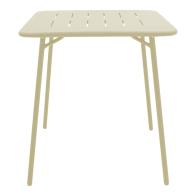 Τραπεζαρία Moraja Deraby I pakoworld σετ 3τεμ κρεμ μέταλλο 70x70x73εκ