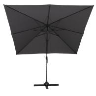 ΟΜΠΡΕΛΑ ΠΙΣΙΝΑΣ JAVANTE HM6623.01 ΓΚΡΙ ΑΛΟΥΜΙΝΙΟ & ΣΚΙΑΣΤΡΟ 2.7x2.7x2.7Yμ