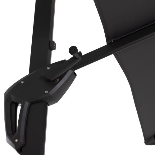 ΟΜΠΡΕΛΑ ΠΙΣΙΝΑΣ JAVANTE HM6623.01 ΓΚΡΙ ΑΛΟΥΜΙΝΙΟ & ΣΚΙΑΣΤΡΟ 2.7x2.7x2.7Yμ