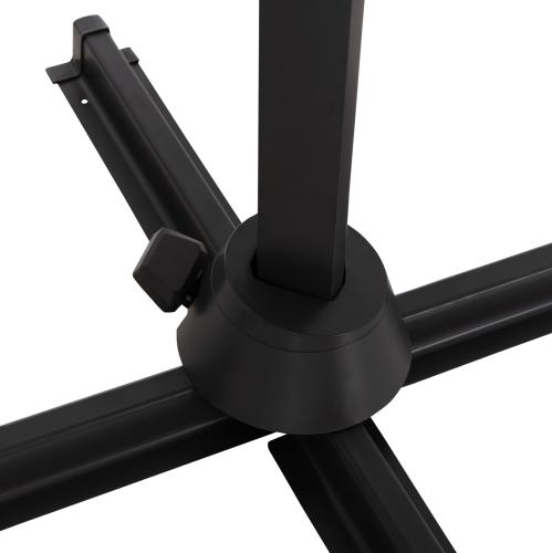 ΟΜΠΡΕΛΑ ΠΙΣΙΝΑΣ JAVANTE HM6623.01 ΓΚΡΙ ΑΛΟΥΜΙΝΙΟ & ΣΚΙΑΣΤΡΟ 2.7x2.7x2.7Yμ