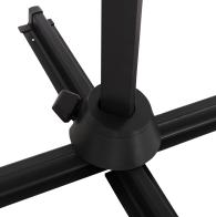 ΟΜΠΡΕΛΑ ΠΙΣΙΝΑΣ JAVANTE HM6623.01 ΓΚΡΙ ΑΛΟΥΜΙΝΙΟ & ΣΚΙΑΣΤΡΟ 2.7x2.7x2.7Yμ