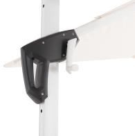 ΟΜΠΡΕΛΑ ΠΙΣΙΝΑΣ JAVANTE HM6623.02 ΛΕΥΚΟ ΑΛΟΥΜΙΝΙΟ & ΣΚΙΑΣΤΡΟ 2.7x2.7x2.7Yμ