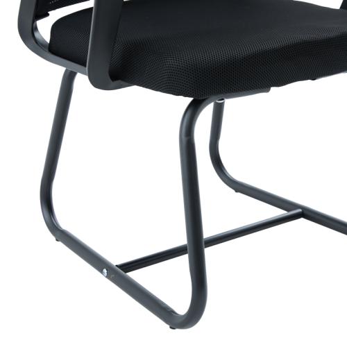 Καρέκλα επισκέπτη Palma pakoworld mesh μαύρο 46x52x94εκ