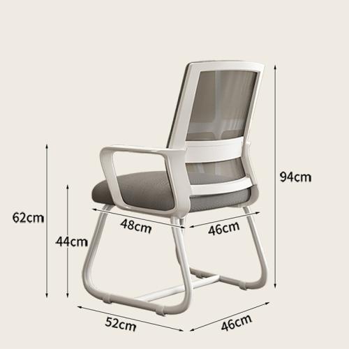 Καρέκλα επισκέπτη Palma pakoworld mesh μαύρο 46x52x94εκ