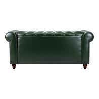 Kαναπές διθέσιος τ. Chesterfield pakoworld pu κυπαρισσί 160x84x67εκ