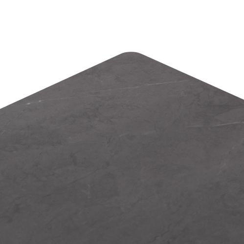 ΤΡΑΠΕΖΙ ΤΡΑΠΕΖΑΡΙΑΣ PUNDER HM6483.01 ΓΚΡΙ ΑΛΟΥΜΙΝΙΟ--SINTERED STONE TOP 220x100x76Υεκ