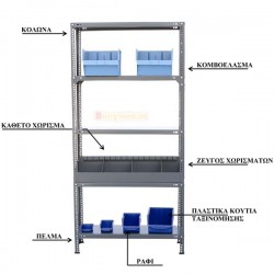 Ράφι Dexion 122 X 30.cm