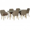 Set Rattan 200x100