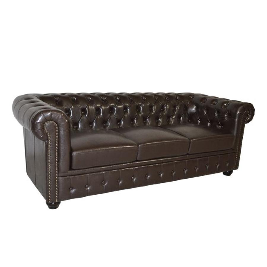 ΚΑΝΑΠΕΣ 3ΘΕΣΙΟΣ T.CHESTERFIELD HM3009.01 ΤΕΧΝΟΔΕΡΜΑ ΣΚΟΥΡΟ ΚΑΦΕ 208x90x73Υ εκ. ΚΑΝΑΠΕΣ 3ΘΕΣΙΟΣ T.CHESTERFIELD HM3009.01 ΤΕΧΝΟΔΕΡΜΑ ΣΚΟΥΡΟ ΚΑΦΕ 208x90x73Υ εκ.