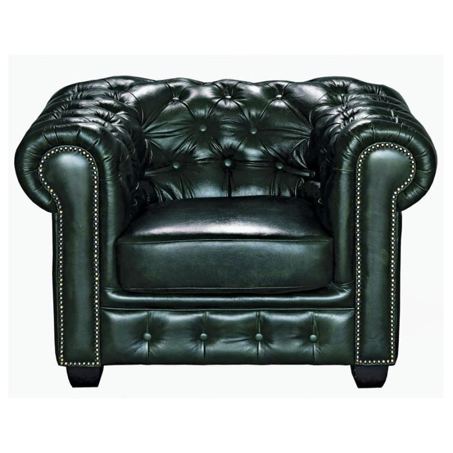 CHESTERFIELD 689 Πολυθρόνα Σαλονιού - Καθιστικού, Δέρμα, Απόχρωση Antique Green CHESTERFIELD 689 Πολυθρόνα Σαλονιού - Καθιστικού, Δέρμα, Απόχρωση Antique Green