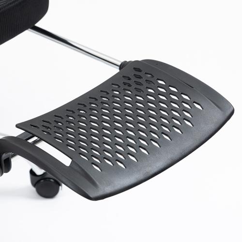 Καρέκλα γραφείου διευθυντή με υποπόδιο Titan pakoworld Premium Quality ύφασμα-mesh χρώμα μαύρο