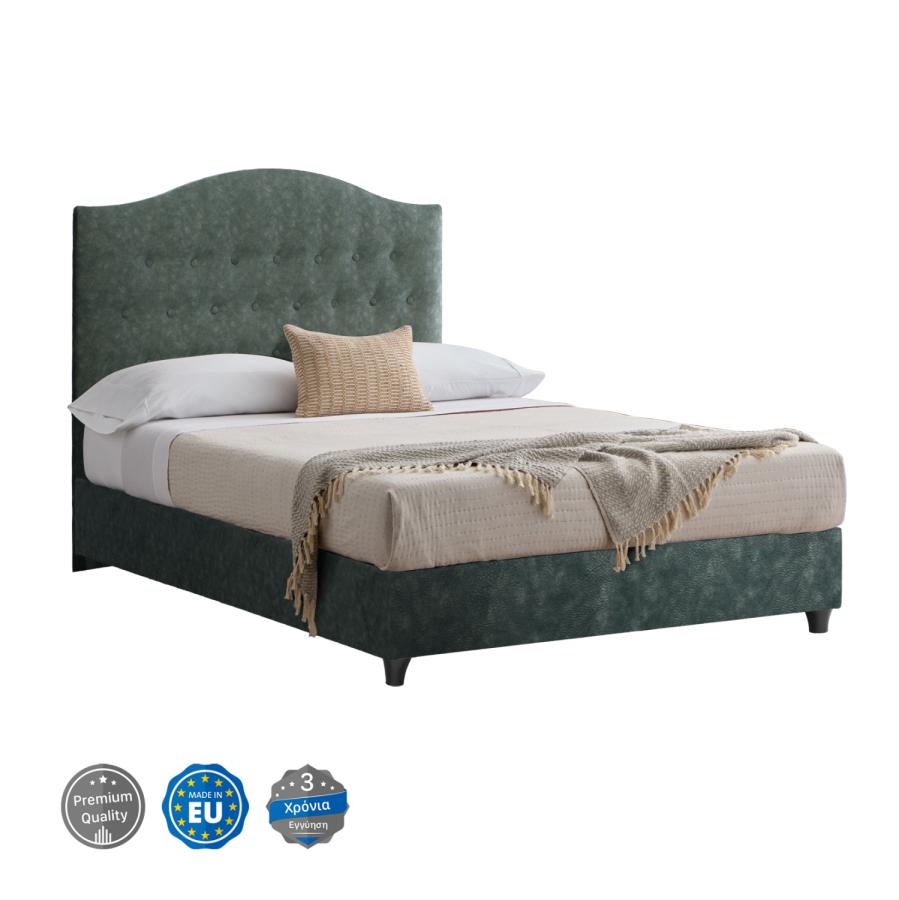 ΚΡΕΒΑΤΙ MALENA ΑΠΟ ΠΡΑΣΙΝΟ ΥΦΑΣΜΑ τύπου NUBUCK, HM647.27 ΓΙΑ ΣΤΡΩΜΑ 120x200 εκ. ΚΡΕΒΑΤΙ MALENA ΑΠΟ ΠΡΑΣΙΝΟ ΥΦΑΣΜΑ τύπου NUBUCK, HM647.27 ΓΙΑ ΣΤΡΩΜΑ 120x200 εκ.